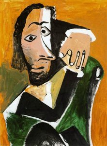 Gesassener Mann — Pablo Picasso
