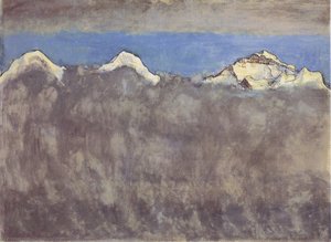 Jungfrau And Silverhorn, As Seen From Murren — Ferdinand Hodler