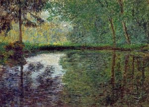 The Pond At Montgeron — Claude Monet