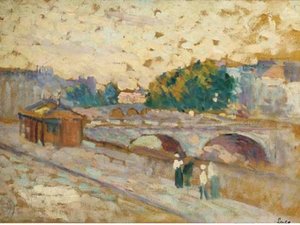 The Banks Of The Seine — Maximilien Luce