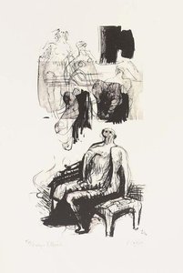 Woman Seated On Fireside Stool — Henry Moore
