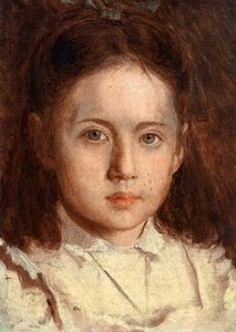 Portrait Of Sonya Kramskaya, The Artist's Daughter — Ivan Nikolaevich Kramskoy