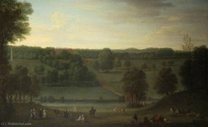 A View Of Cassiobury Park — John Wootton