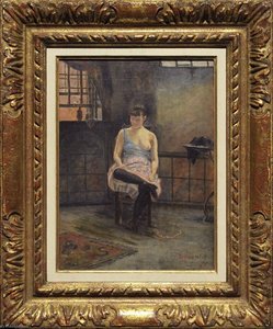 Figure Seated — Louis Michel Eilshemius