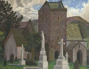 Llangennith Church, Swansea — Cedric Lockwood Morris
