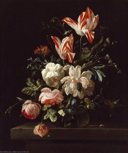 A Vase Of Flowers — Elias Van Den Broeck