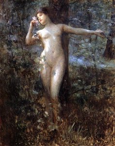 Nude In The Forest — Julius Leblanc Stewart