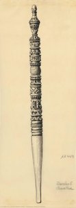 Ethnographic Drawing Of A Chavelha — Fernando Barbedo Galhano
