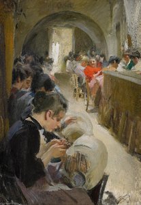 Lace Making In Venice — Anders Leonard Zorn