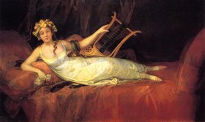 Portrait Of Joaquina, Nee Tellez Giron Y Alfonso Pimental, 10th Marquesa De Santa Cruz — Francisco José De Goya Y Lucientes, Baroque
