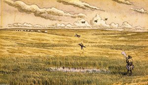 Duck Shooting Near Oak Lake, Manitiba — William George Richardson Hind