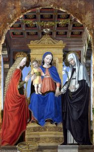 The Virgin And Child With Saints — Ambrogio Da Fossano (ambrogio Bergognone)