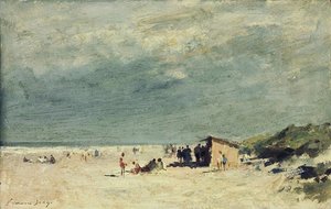 The Beach Stall, Norfolk — Edward Seago