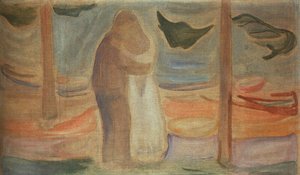 Couple On The Shore (from The Reinhardt Frieze) — Edvard Munch