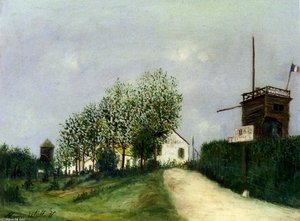 Moulin In Sannois — Maurice Utrillo