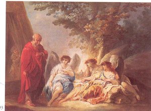 Abraham Visité Par Trois Anges — Jacques Gamelin