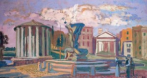 Römische Tempel — Hans Feibusch
