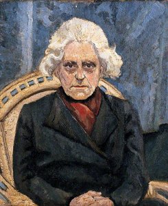 Portrait Of A Grey Haired Woman — John Kyffin Williams