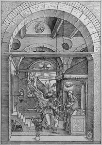 L Annonciation, Berlin Smpk — Albreht Direr, Northern Renaissance