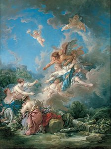 Boreas Abducting Oreithyia — François Boucher, Rococo Style