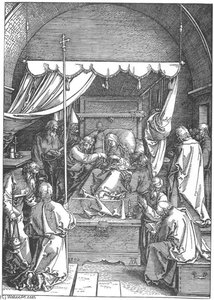 Vida De La Virgen. 17. La Muerte De María — Albrecht Dürer, Renacimiento Del Norte