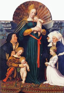 Madonna Of The Burgermeister Meyer — Hans Holbein The Younger, Northern Renaissance