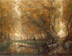 Bradbury's Mill Pond, No. 2 — Henry Ward Ranger, Tonalist