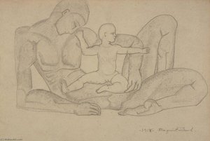 (father And Daughter) — Marguerite Zorach