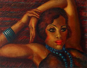 La Fille Aux Yeux Verts (réplique) — Mahmoud Said Bey