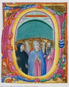 All Saints In An Initial E Or O — Master Of The Osservanza