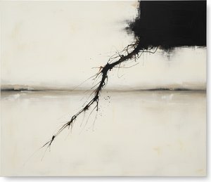 Monolithic Descent: A Singular Study Of Gravity And Fractured Neural Silence — Laurent Fabre