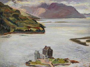 Eilean Donan Castle, Near Dornie Ferry, Loch Duich, Scotland — Francis Ferdinand Maurice Cook
