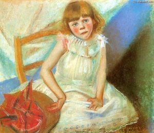 Girl With A Red Hat — Stanislaw Wyspianski