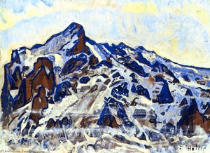 The Wetterhorn — Ferdinand Hodler, Symbolism