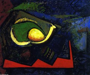 Cubist Still Life With Pear — Alfred Henry Maurer