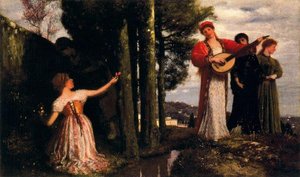 'vois, Tout Rit Aux Plaines!' (souvenir De San Domenico) — Arnold Böcklin