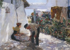 Fischernetze — Joaquín Sorolla Y Bastida, Spanish Impressionism