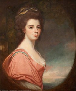 Mrs Christian Cunninghame — George Romney, Rococo