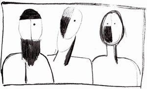 Three Heads — Kazimir Malevich