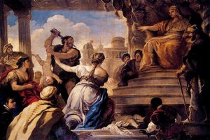 Judgement Of Solomon — Luca Giordano
