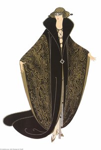 The Golden Cloak — Erté