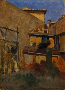 Entrance of a rustic house