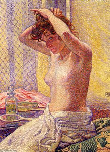 Woman At Her Toilette — Theo Van Rysselberghe
