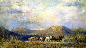 Hauling Timber, Macedon Heights — Frederick Mccubbin