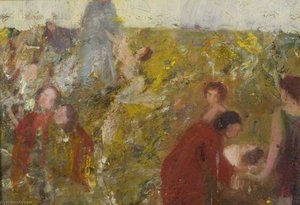 A Scene From The New Testament (verso) — Sir Alfred James Munnings