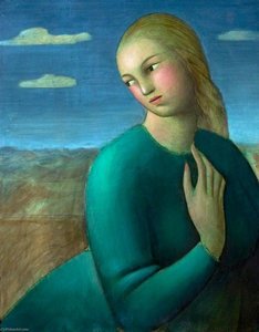 Young Woman in a Landscape