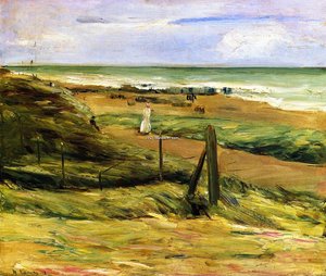 Promenade On The Dunes At Noordwijk — Max Liebermann