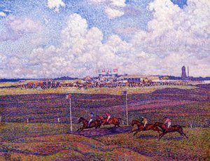 The Race Track At Boulogne Sur Mer — Theo Van Rysselberghe