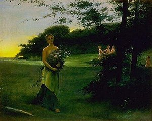 Juno And The Three Graces — Arthur B. Davies
