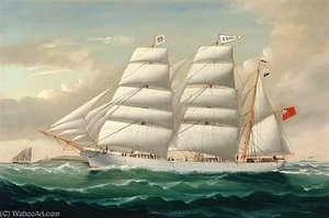 The British Bark Estrella, In-bound For Liverpool And Calling For A Pilot Off The Point Lynas Lighthouse — William H Yorke